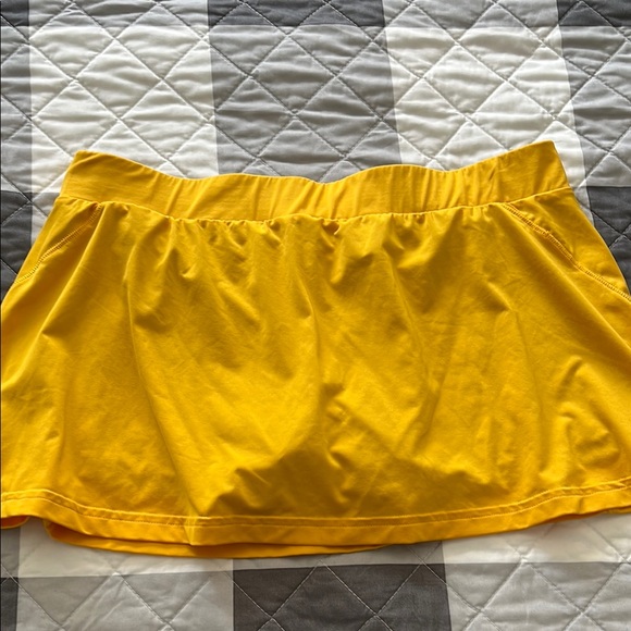 Adidas Yellow Athletic Skirt - Picture 3 of 4